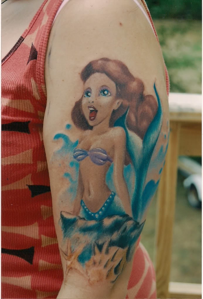 凄凉的爱情故事 美人鱼纹身