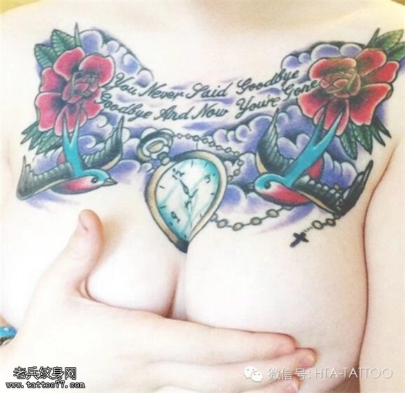 性感的胸VS漂亮的纹身！让你魅力倍增！