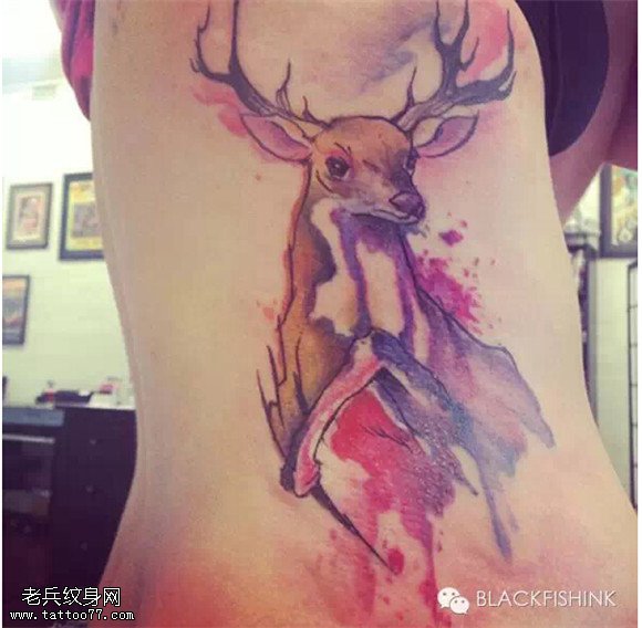 灵鹿纹身欣赏！各种漂亮