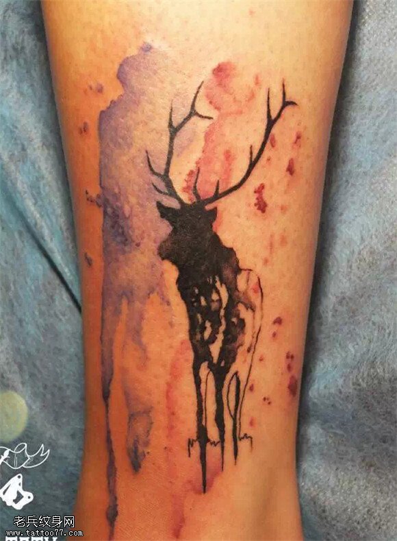 灵鹿纹身欣赏！各种漂亮