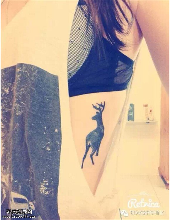 灵鹿纹身欣赏！各种漂亮