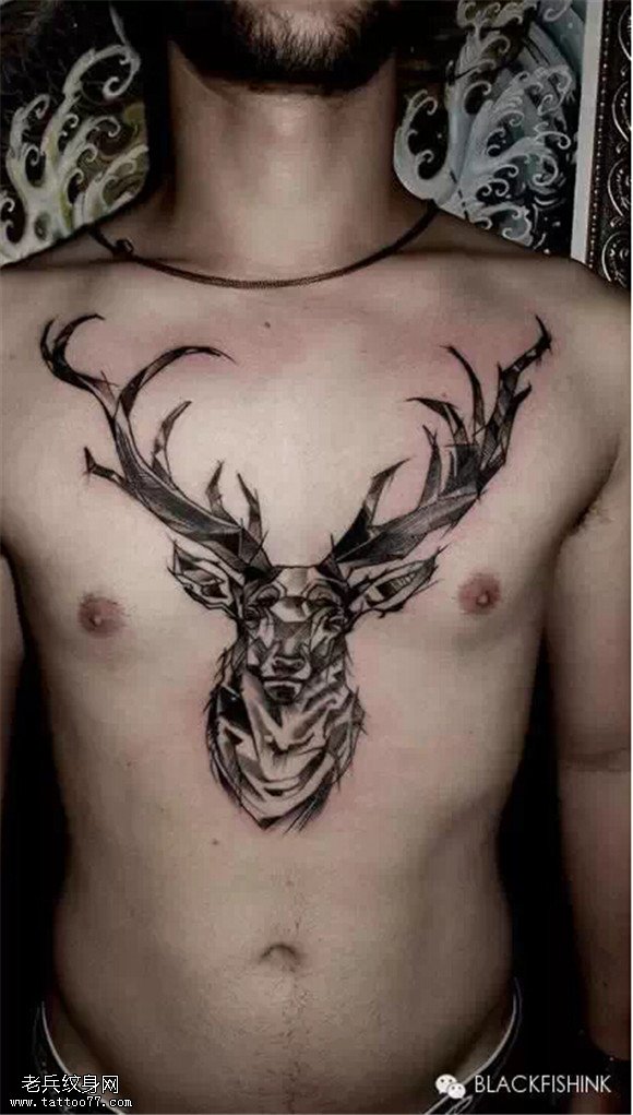 灵鹿纹身欣赏！各种漂亮