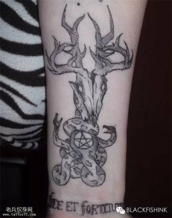 灵鹿纹身欣赏！各种漂亮
