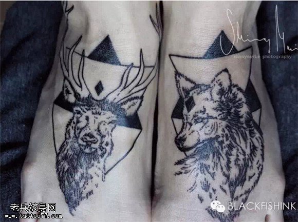 灵鹿纹身欣赏！各种漂亮