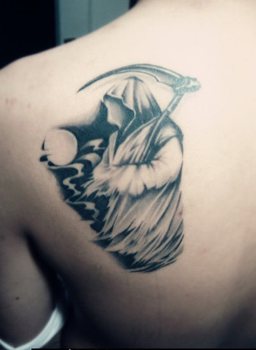 死神手稿死亡之希望之神纹身