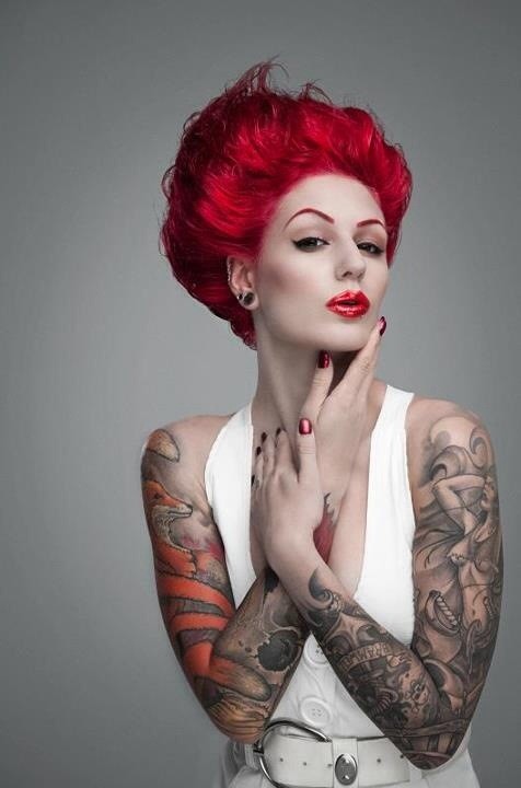 纹身美女为你展示你所不知道的纹身秘密