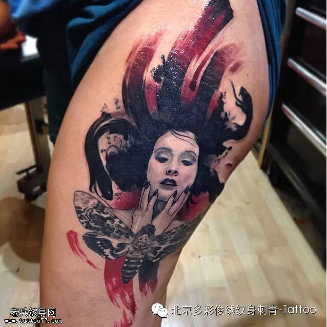 报复女神 — “美杜莎”纹身图案