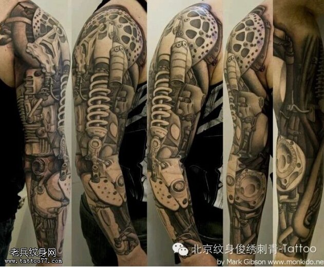 令人惊叹的真汉子的纹身