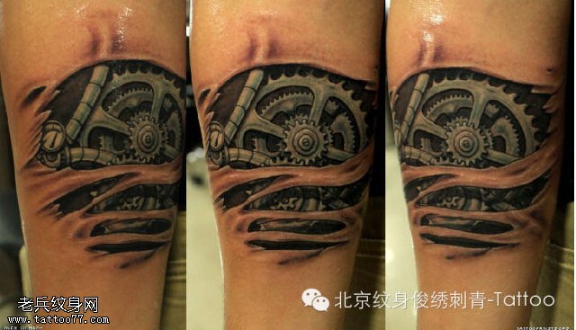令人惊叹的真汉子的纹身