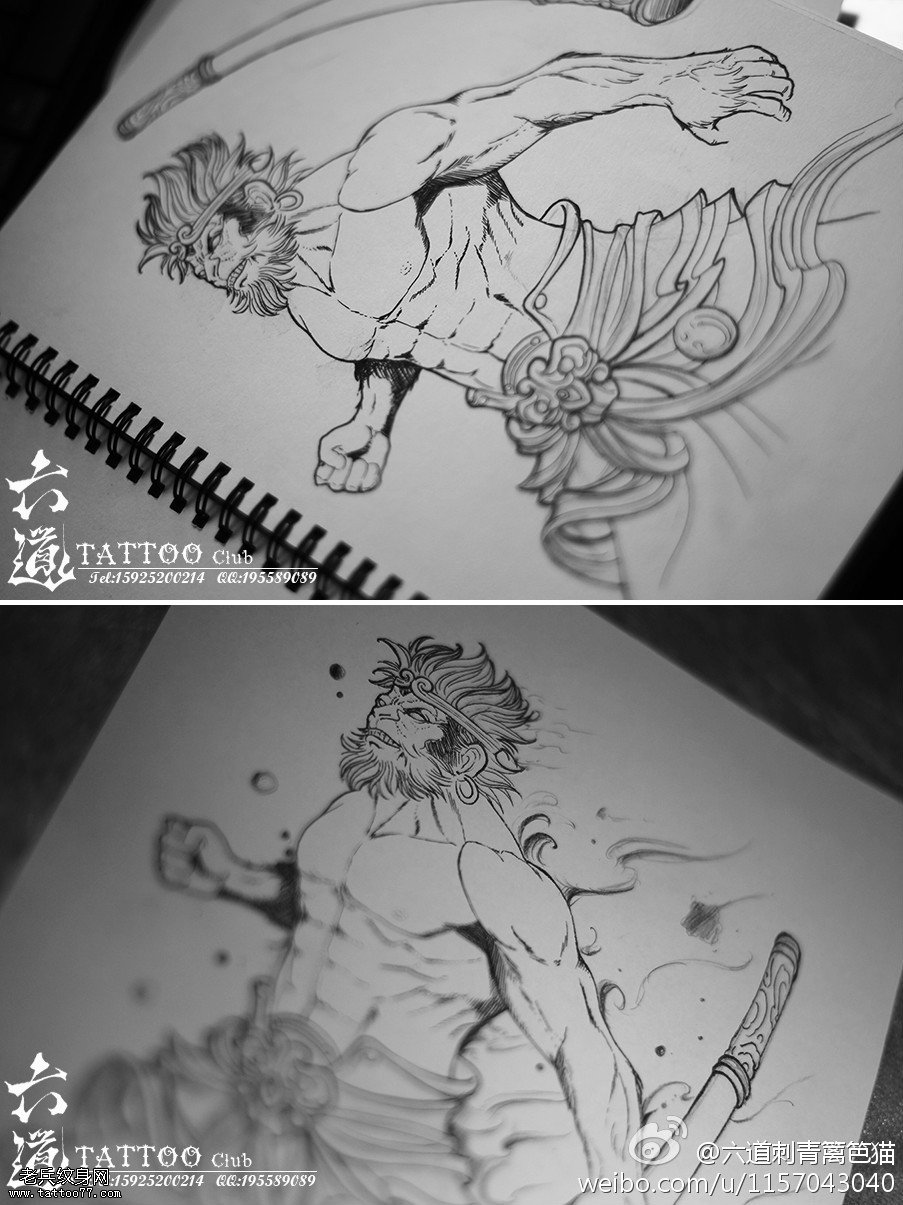 斗战胜佛悟空纹身图案