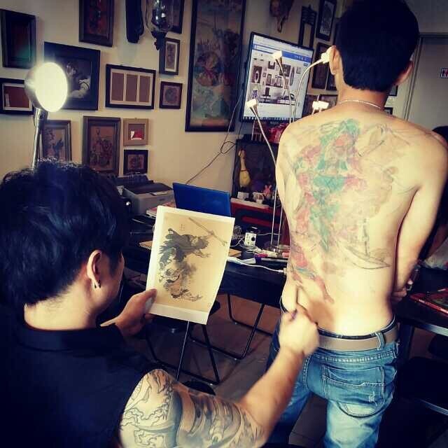 遮盖纹身-水浒传纹身