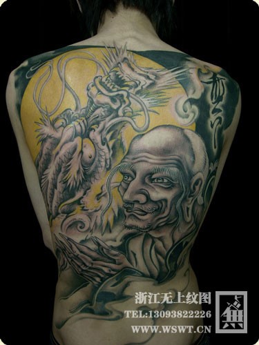 多图-满背纹身