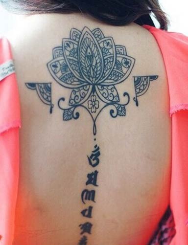 超级神秘的字体 梵文纹身