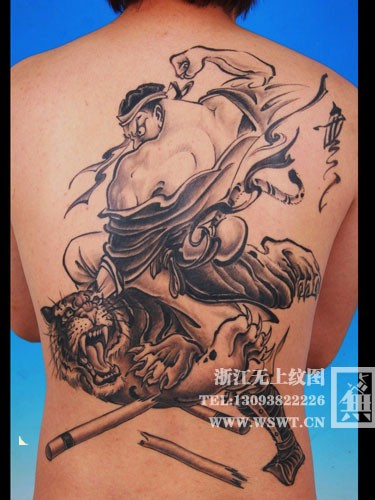 多图-满背纹身