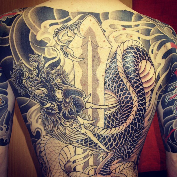 日本 宫藏刺青 （MIYAZO TATTOO）满背纹身作品