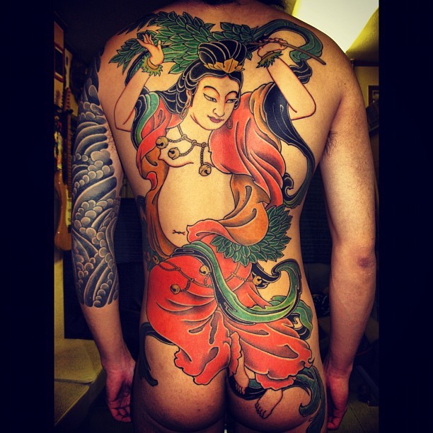 日本 宫藏刺青 (MIYAZO TATTOO)满背纹身作品