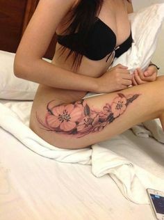 潮人所喜爱的腿部纹身