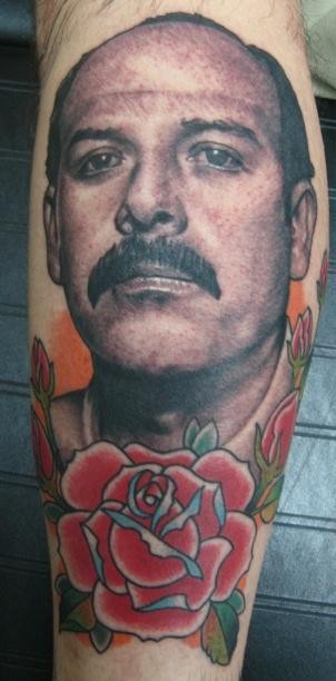 JOSH DUFFY腿部纹身作品