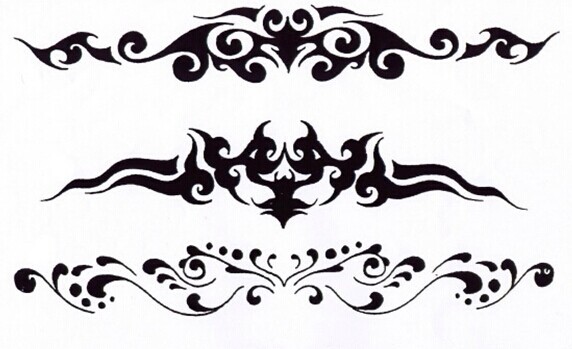 简单漂亮的图腾手稿