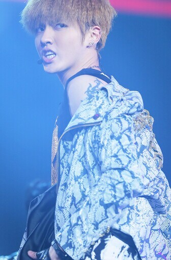 exo队员吴亦凡手臂蝎子图腾刺青