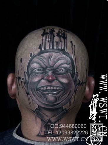 般若纹身/能面纹身/魔鬼纹身/骷髅头纹身