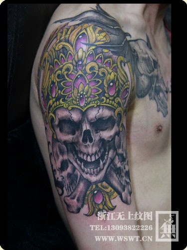 般若纹身/能面纹身/魔鬼纹身/骷髅头纹身