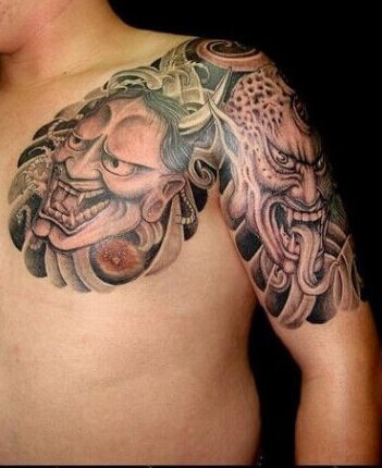 个性经典的般若纹身