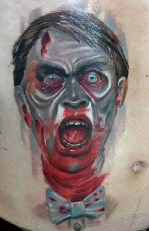恐怖血腥重口味纹身