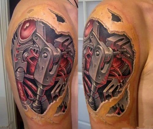 恐怖血腥重口味纹身