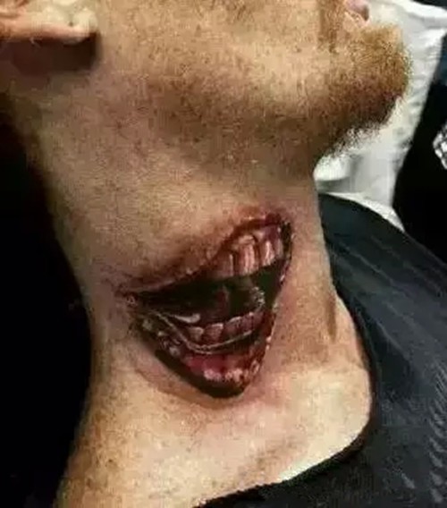 超震撼的3D纹身