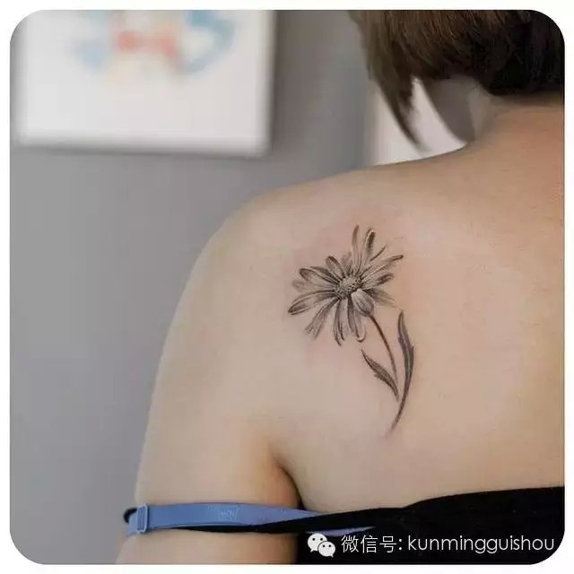 文艺范儿小图案纹身