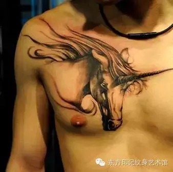 不可错过的神兽独角兽纹身