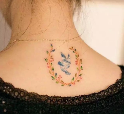 简洁文艺范儿小纹身