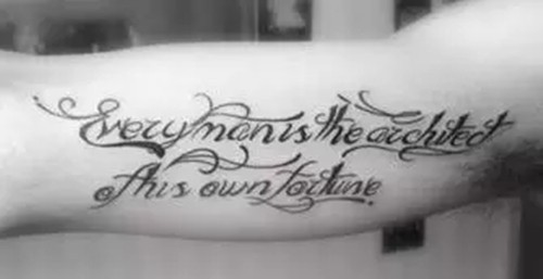 分享一组好看的英文纹身