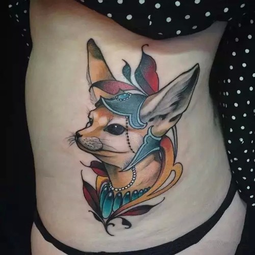 法国纹身师EILO newschool作品欣赏