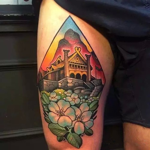 法国纹身师EILO newschool作品欣赏