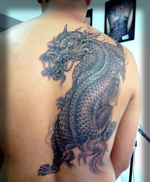 经典作品之麒麟  貔貅纹身