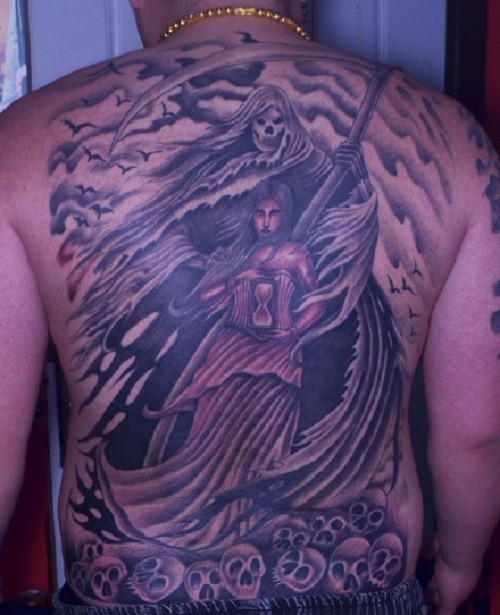 霸气炫酷满背纹身