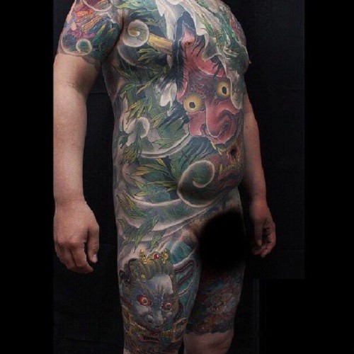 霸气狂野般若纹身