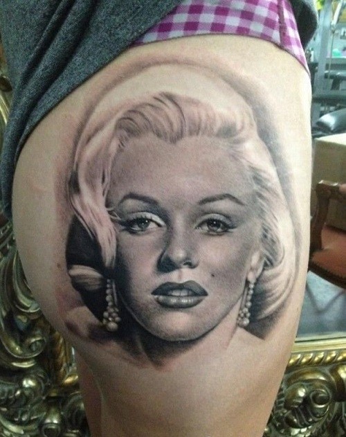 性感玛丽莲梦露纹身