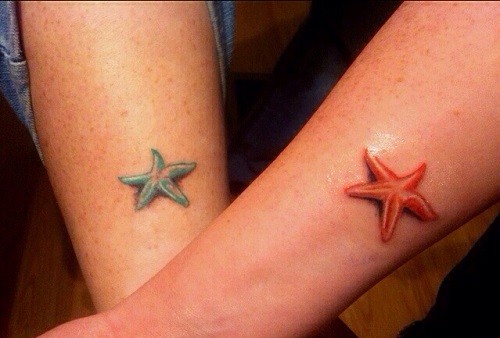 海星图案纹身