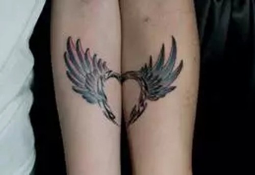 有了你  我的世界才完整  情侣纹身