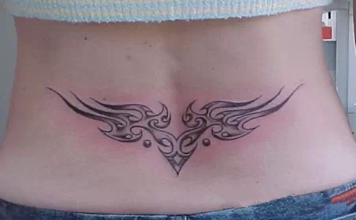 简洁时尚图腾纹身