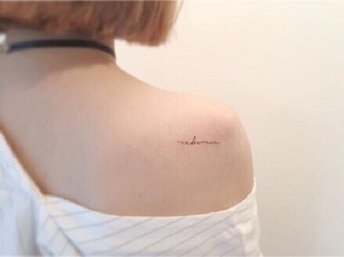 纹身也可以很小清新