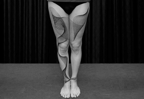 “灵性几何”纹身艺术来自以色列艺术家哈伊姆