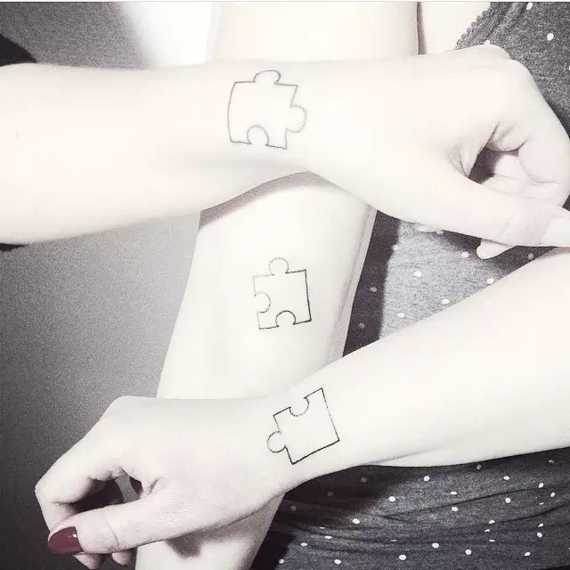 一辈子的闺蜜  一辈子的纹身