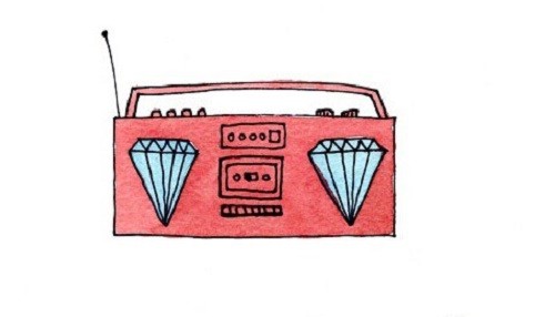 可以用来做纹身素材的小插画