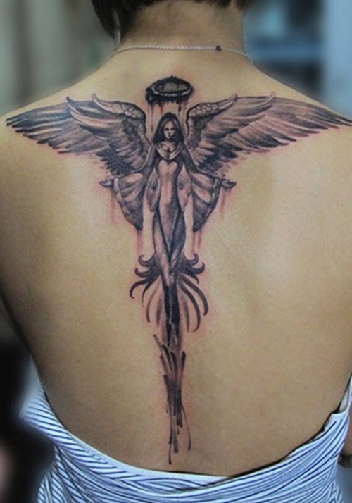 纯洁的神之使者  天使纹身