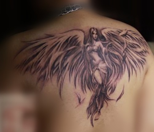 纯洁的神之使者  天使纹身