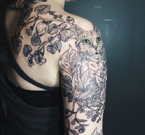 把大自然放在身上的纹身